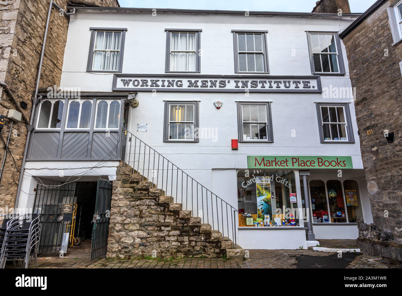 Le centre-ville de Kendal, parc national de lake District, Cumbria, England, UK go Banque D'Images