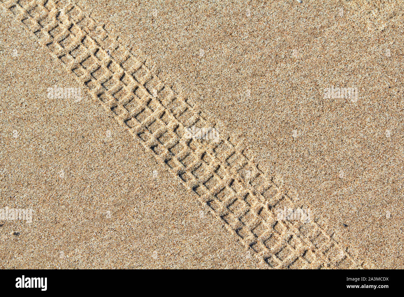 Les pistes cyclables sur un sable en été, abstract background Banque D'Images