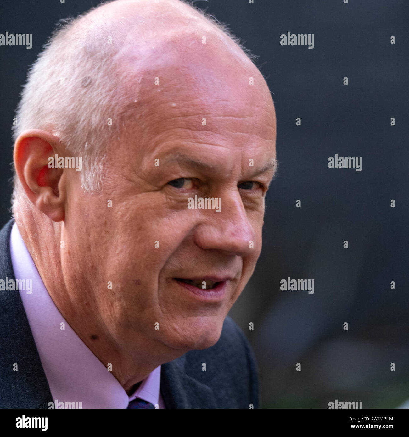 Octobre 2019 London UK 9e réunions à Downing Street, London Damian Green ancien ministre du gouvernement, feuilles 10 Downing Street, Ian GreenCredit DavidsonAlamy Live News Banque D'Images