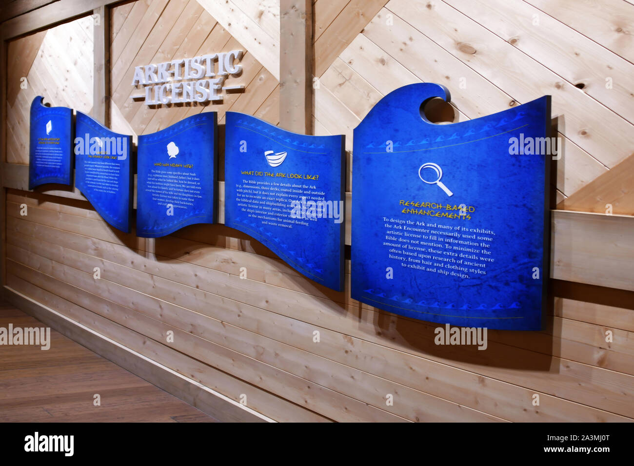 Arche rencontre situé à Williamstown, KY, USA 10-05-19 licence artistique à l'arche. Banque D'Images