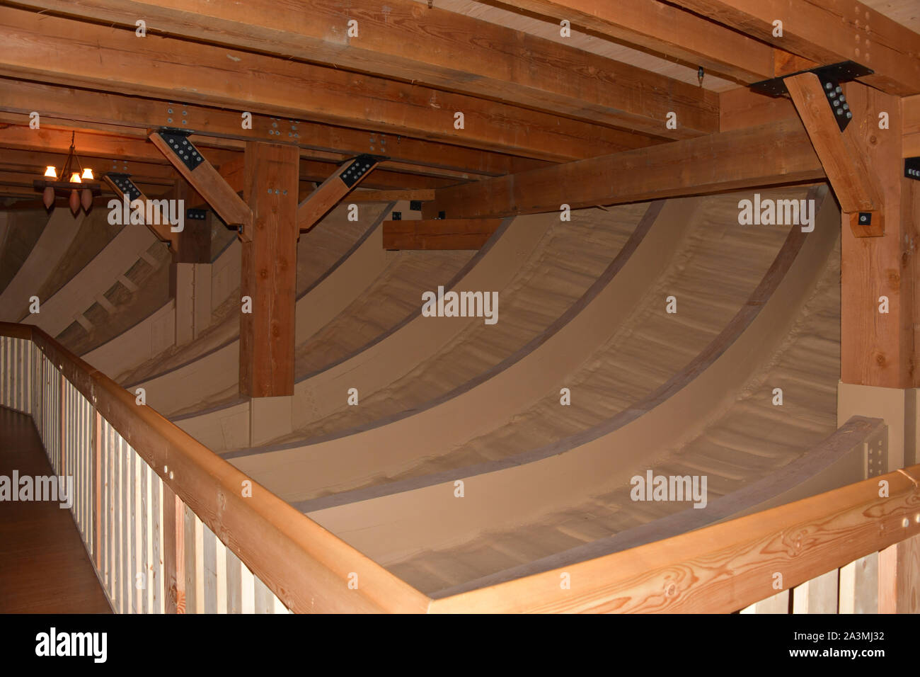 Arche rencontre Williamstown, KY, USA 10-5-19 c'est la plus grande structure à ossature de bois dans le monde, construit par les artisans Amish Banque D'Images