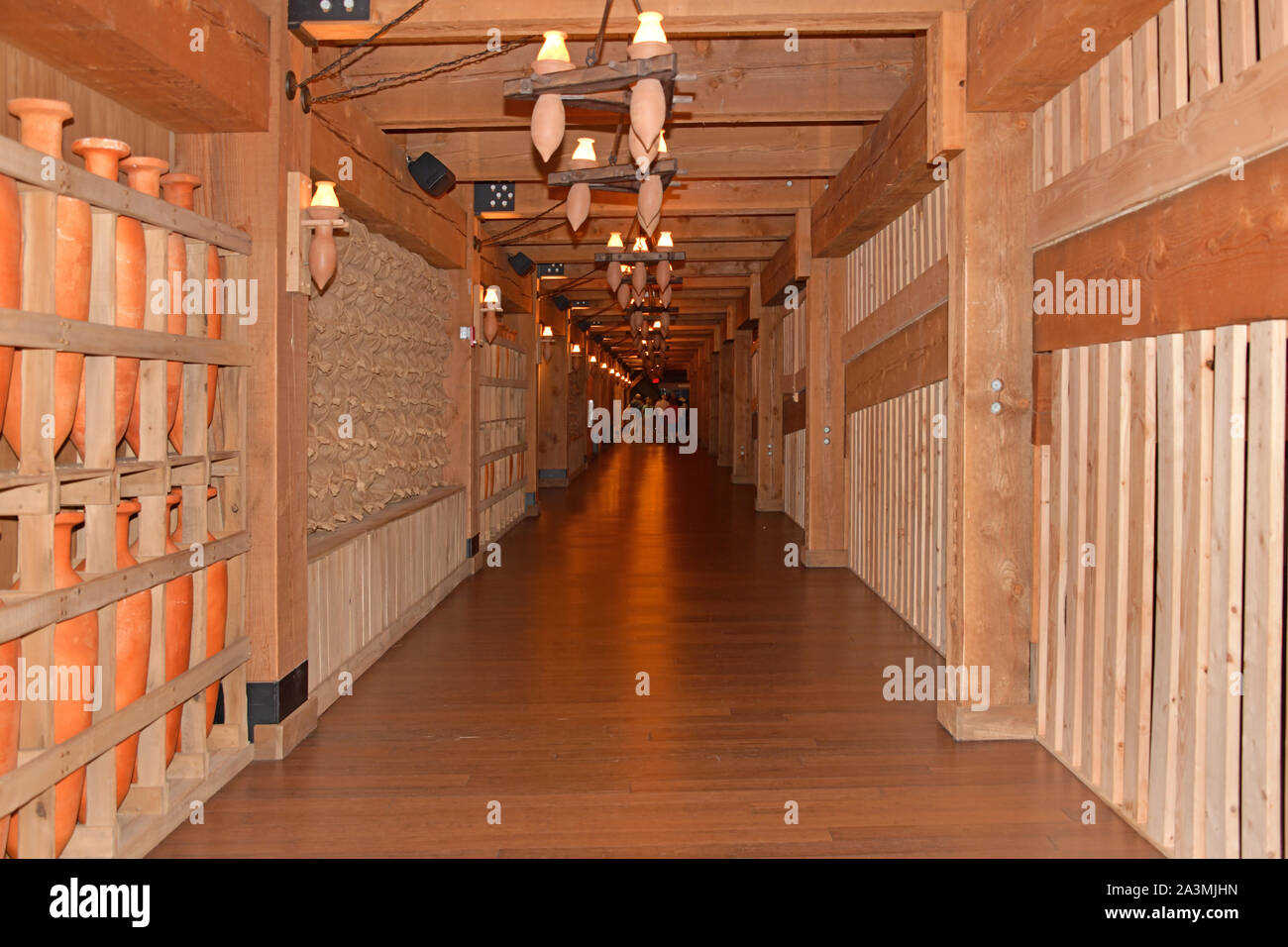 Arche rencontre Williamstown, KY, USA 10-5-19 c'est la plus grande structure à ossature de bois dans le monde, construit par les artisans Amish Banque D'Images