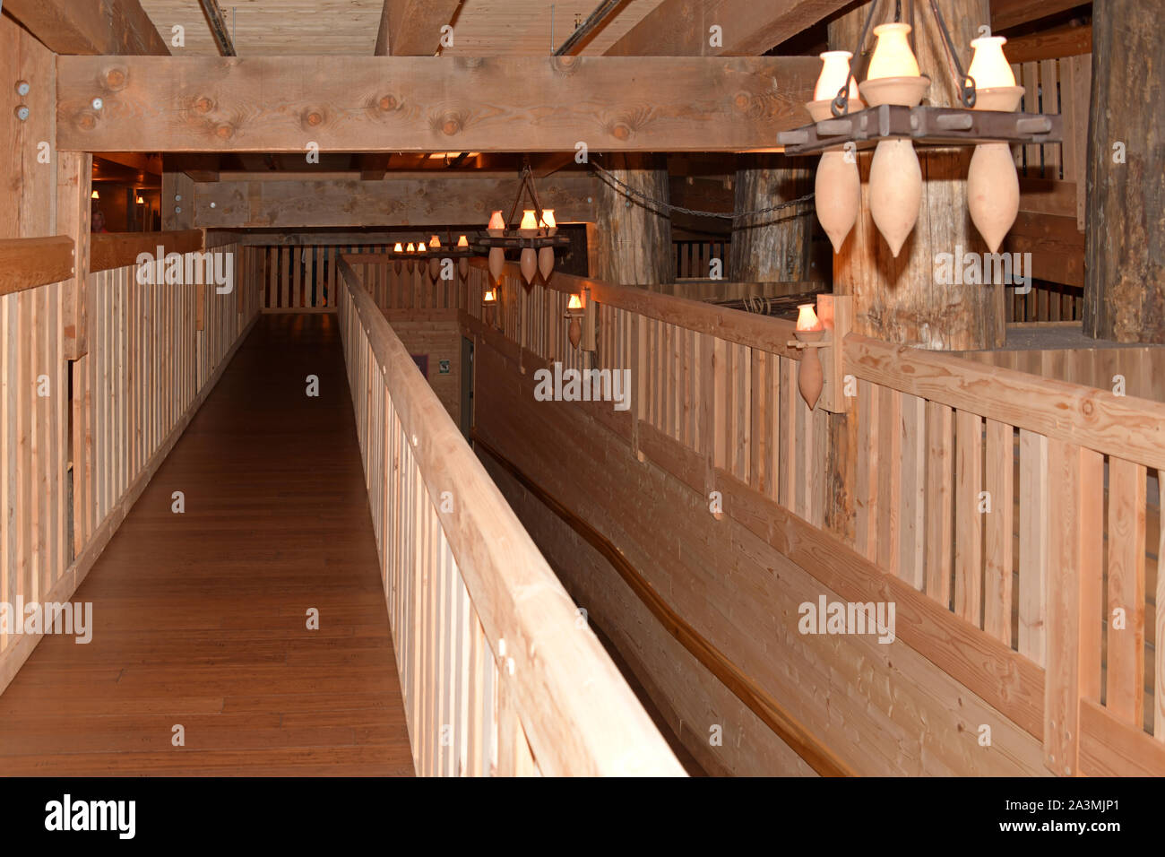 Arche rencontre Williamstown, KY, USA 10-5-19 c'est la plus grande structure à ossature de bois dans le monde, construit par les artisans Amish Banque D'Images