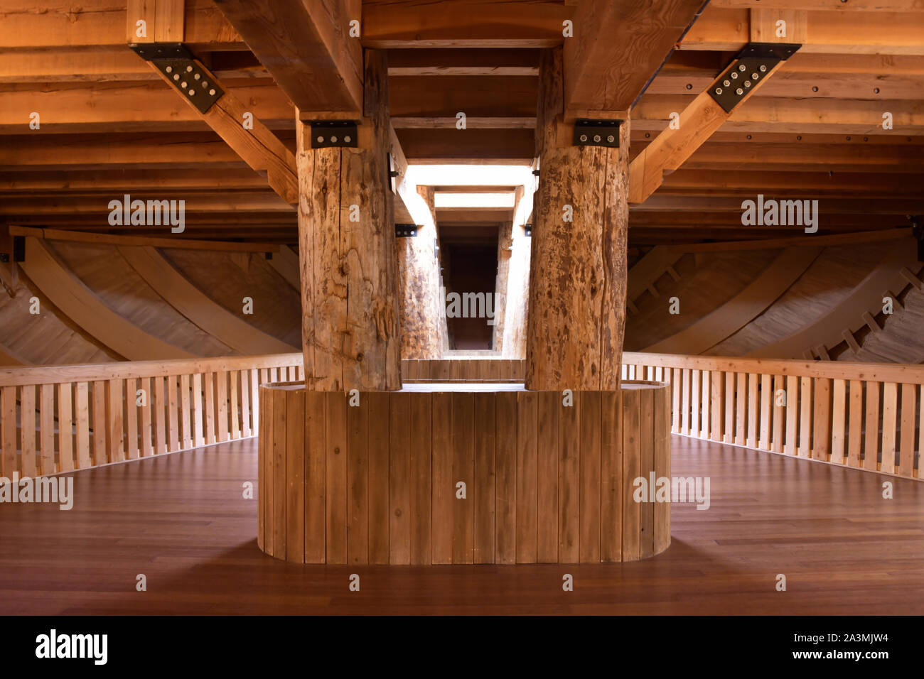 Arche rencontre Williamstown, KY, USA 10-5-19 c'est la plus grande structure à ossature de bois dans le monde, construit par les artisans Amish Banque D'Images