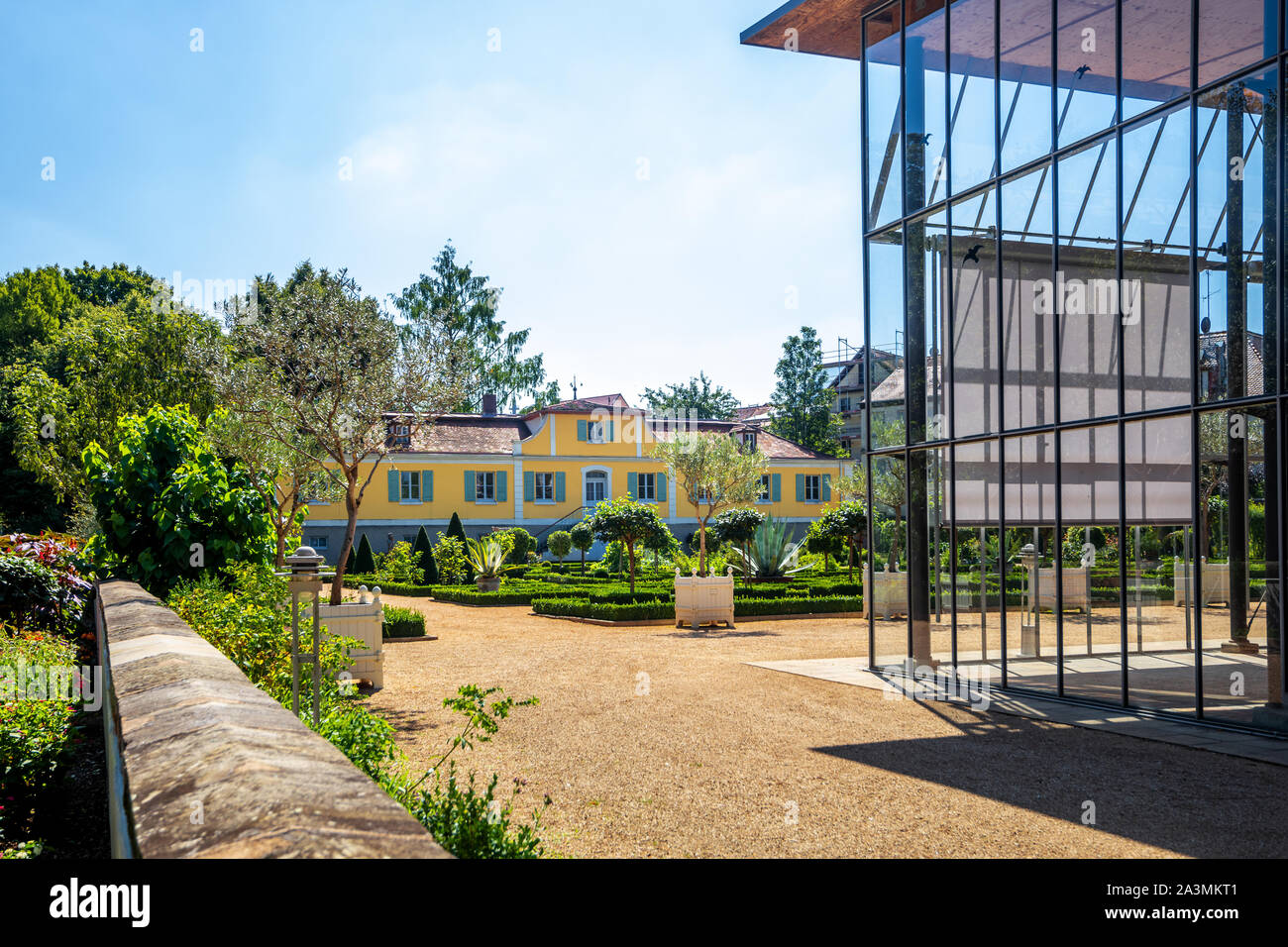 Leonhart Fuchs Jardin, Ansbach, Allemagne Banque D'Images