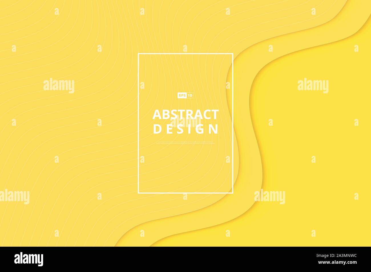 Page de garde jaune Banque d'images vectorielles - Alamy
