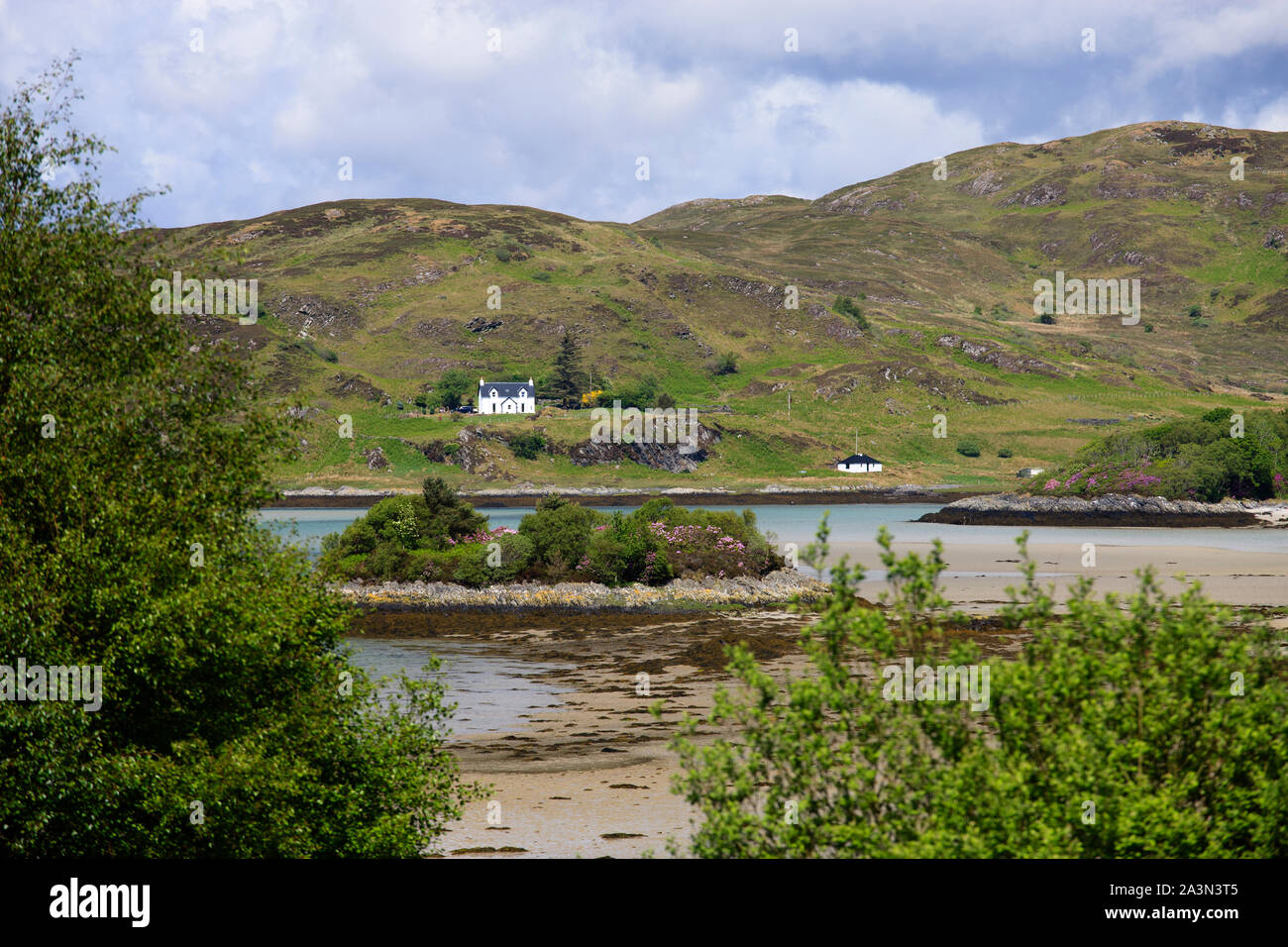 Morar beach Lochaber Mallaig Inverness-shire Ecosse Banque D'Images