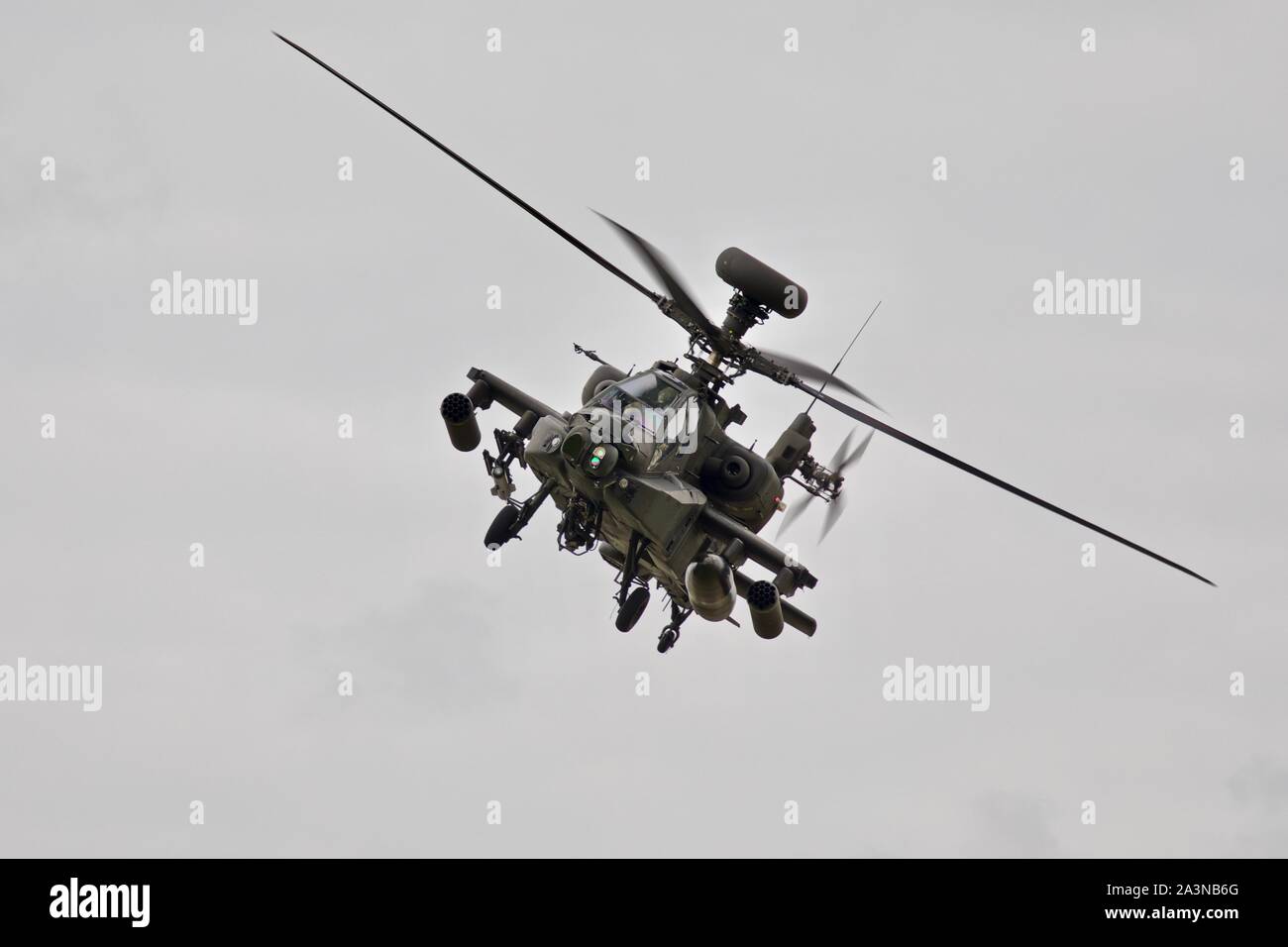 Army Air Corps WAH-64D'hélicoptère d'attaque Apache à l'aéroporté Royal International Air Tattoo 2019 Banque D'Images