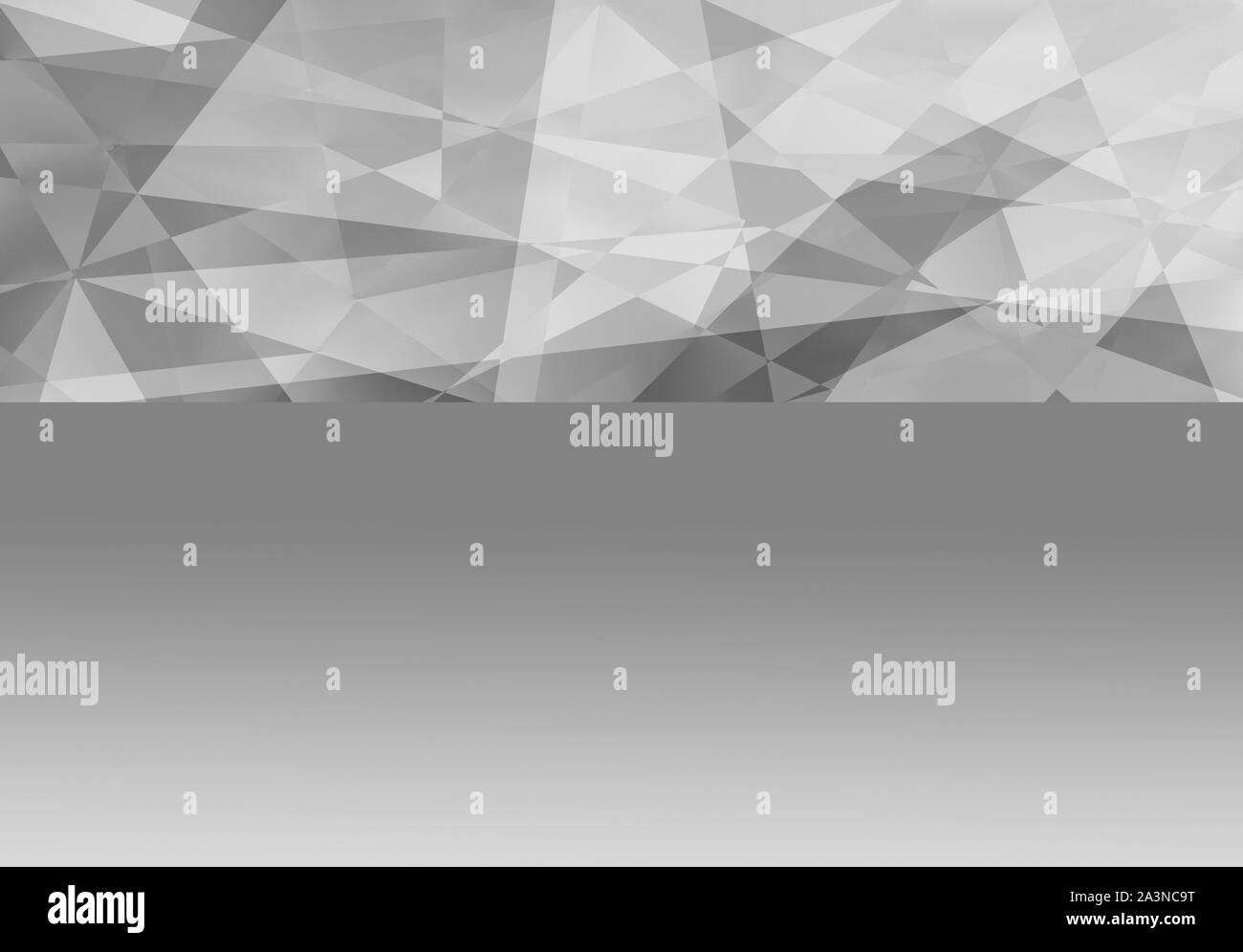 Fond gris fractale Polygonal avec copie de l'espace pour votre texte. Banque D'Images