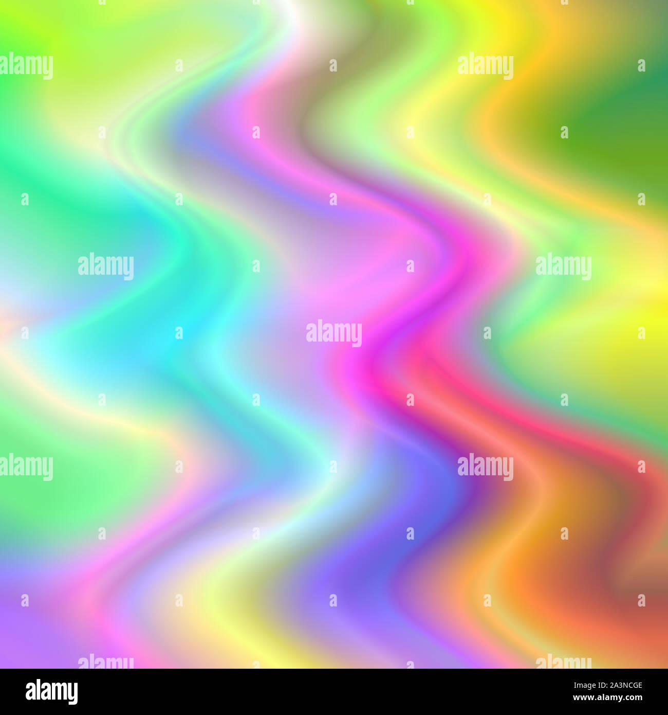 Abstract rainbow multicolore psychédélique de l'onde arrière-plan holographique. Banque D'Images