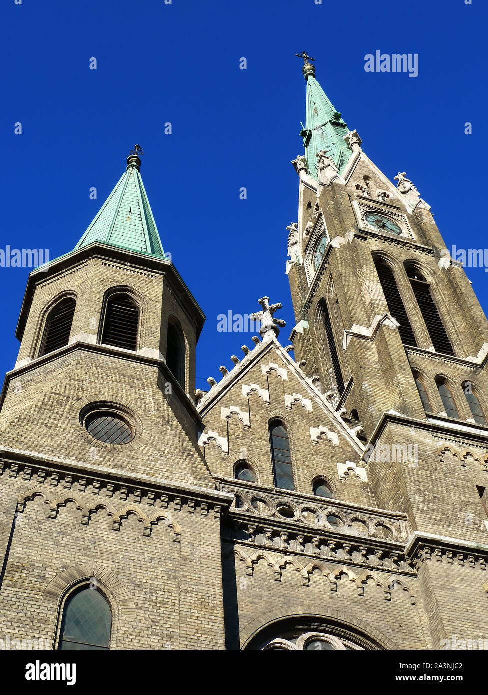 Église Notre Dame, Karmelhegyi Boldogasszony église Karmelita, 13e arrondissement, Budapest, Hongrie, Europe, Magyarország Banque D'Images