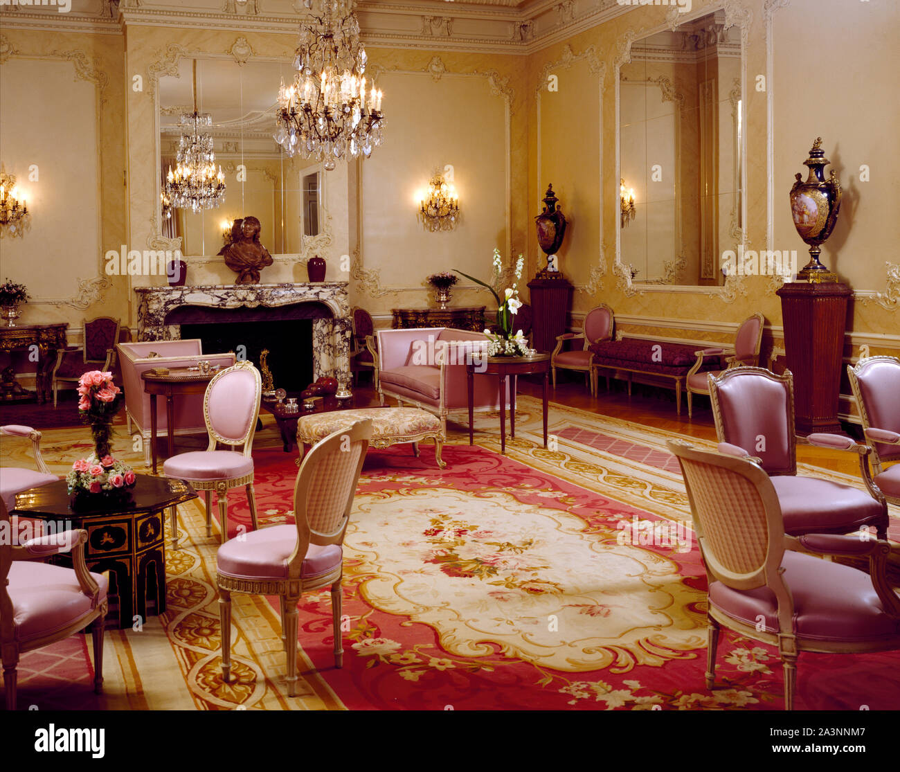 Salon de l'ambassade de Turquie, Washington, D.C. Banque D'Images