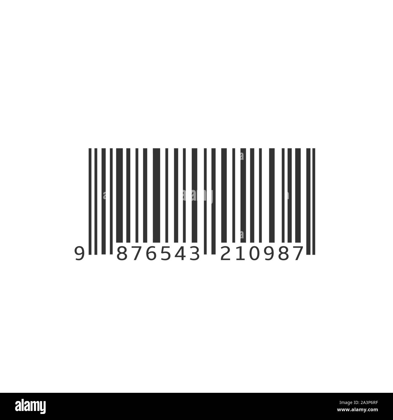 Code à barres simple Illustration de Vecteur