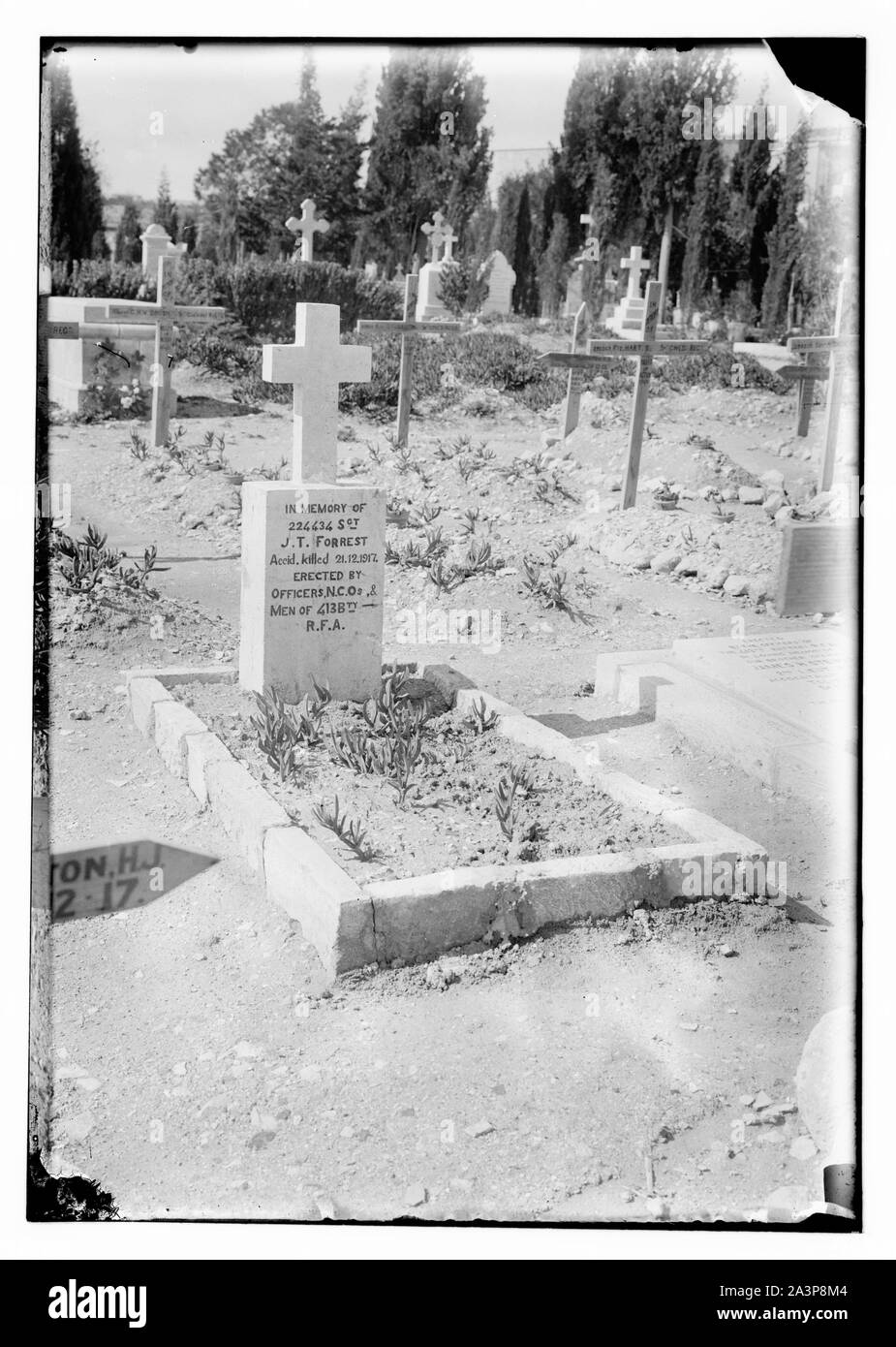 Tombes des soldats Banque D'Images