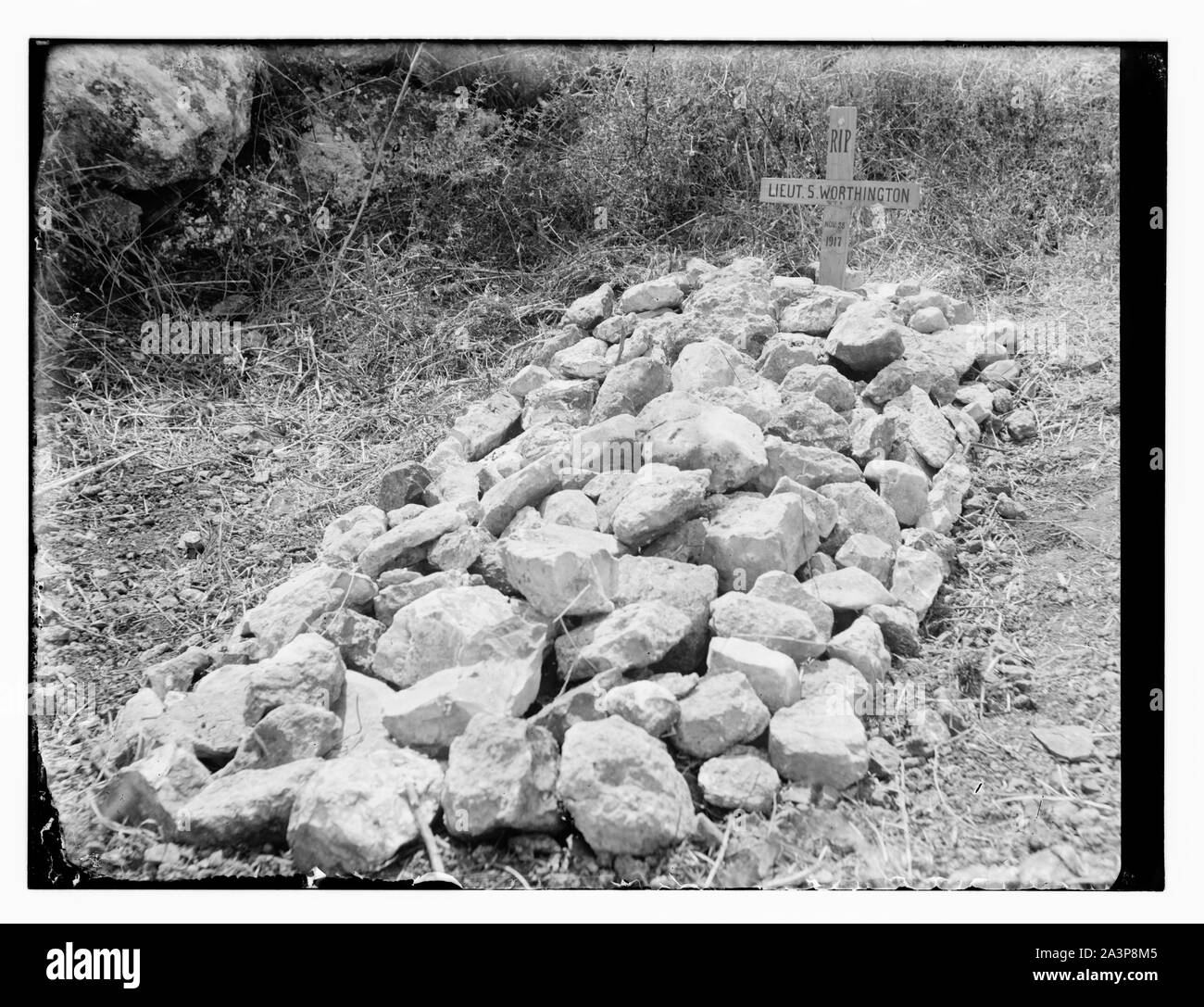 Tombes des soldats Banque D'Images