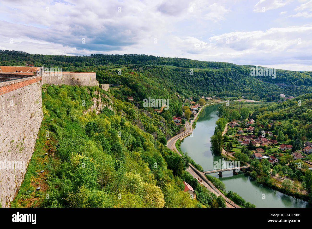 Vue De La Citadelle De Besancon Banque De Photographies Et D images 