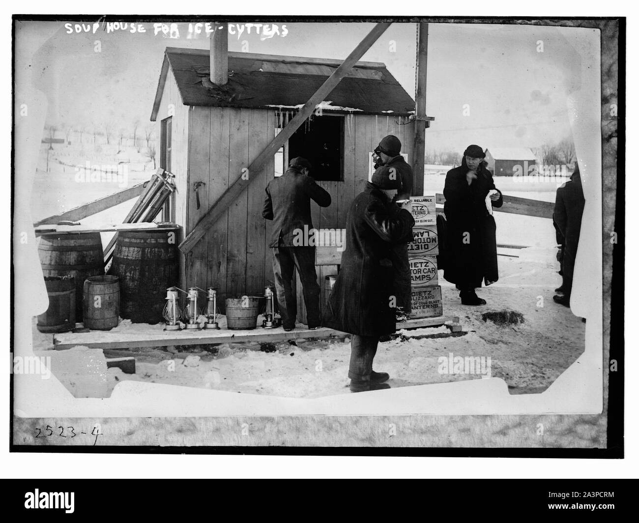 Maison-soupe pour coupe-glace Banque D'Images
