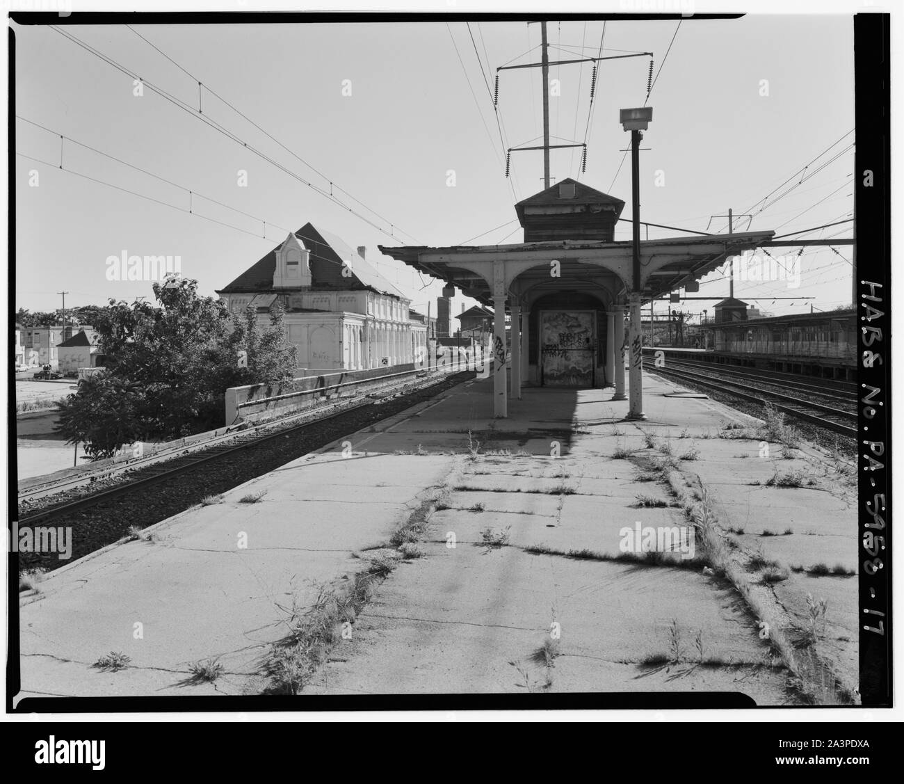 La gare de Philadelphie du nord en 1993 Il s'agit d'une image d'un endroit ou d'un bâtiment qui est inscrit sur le Registre National des Endroits Historiques aux États-Unis d'Amérique. Son numéro de référence est 92000940 Banque D'Images