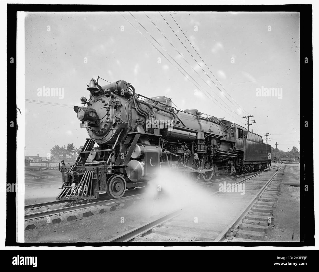 Le sud de R.R. Locomotive Crescent Co. Banque D'Images