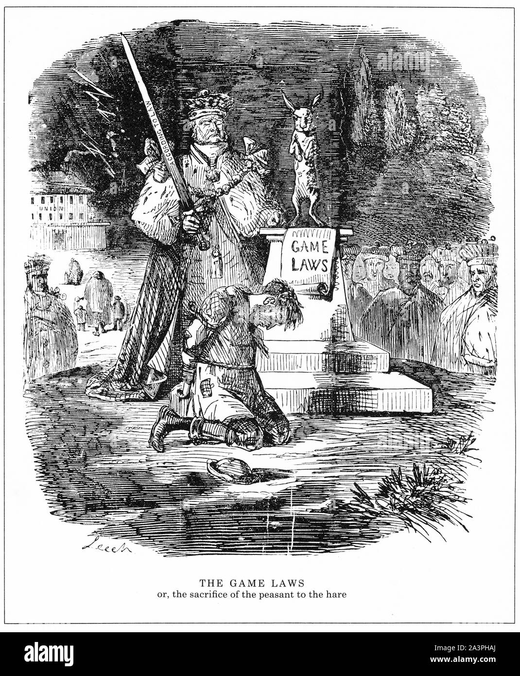 Caricature de pauvreté britannique Banque de photographies et d’images