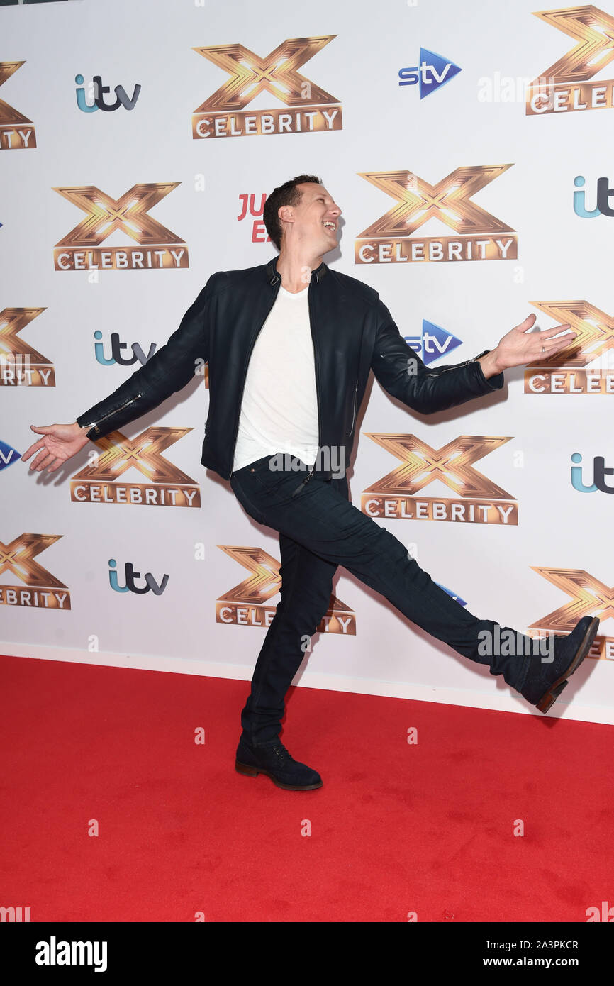 Londres, Royaume-Uni. 09 octobre, 2019 : Brendan Cole à la photocall pour 'The X Factor : Celebrity' à Londres. Photo : Steve Sav/Featureflash Crédit : Paul Smith/Alamy Live News Banque D'Images
