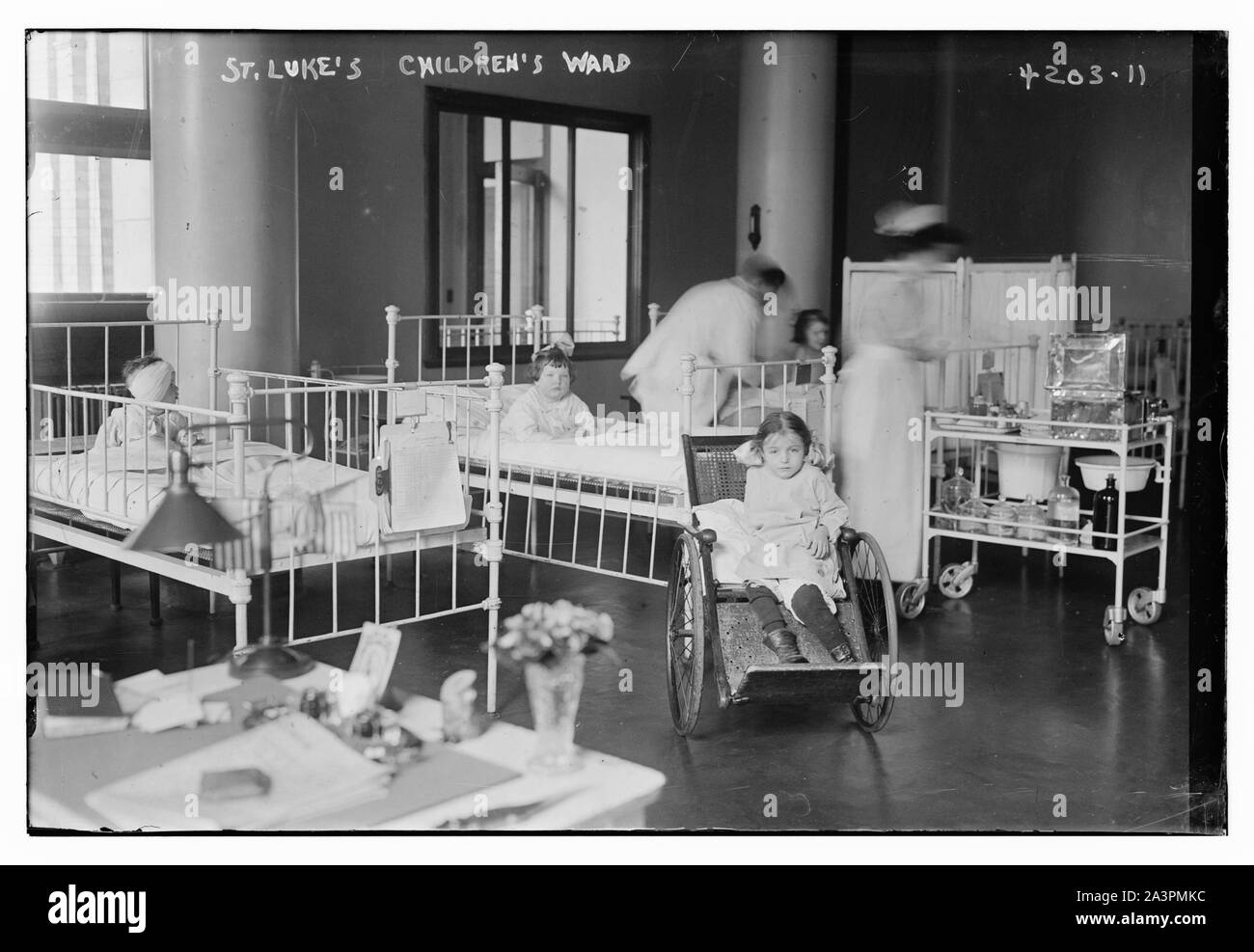 Saint Luke's -- salle commune des enfants Banque D'Images