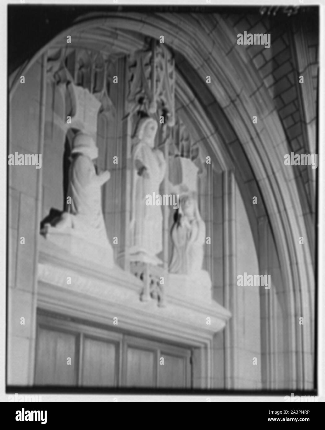 L'église Saint Thomas, 5e avenue et 53rd St., New York City. Banque D'Images