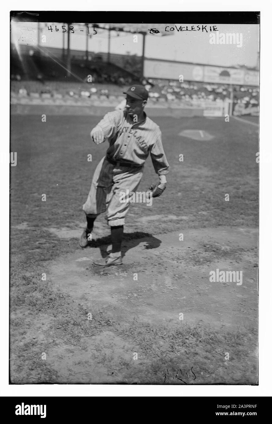 Stan Coveleski, Cleveland AL (baseball) Banque D'Images