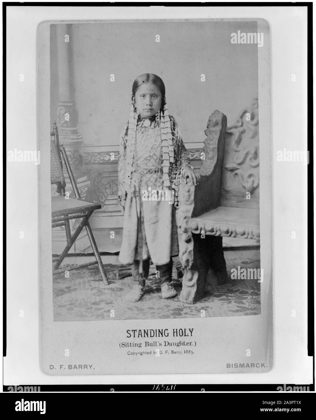 Saint permanent (Sitting Bull's daughter) Banque D'Images