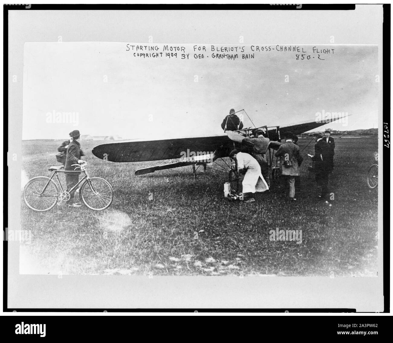 Démarreur pour Louis Blériot's cross-channel flight Banque D'Images