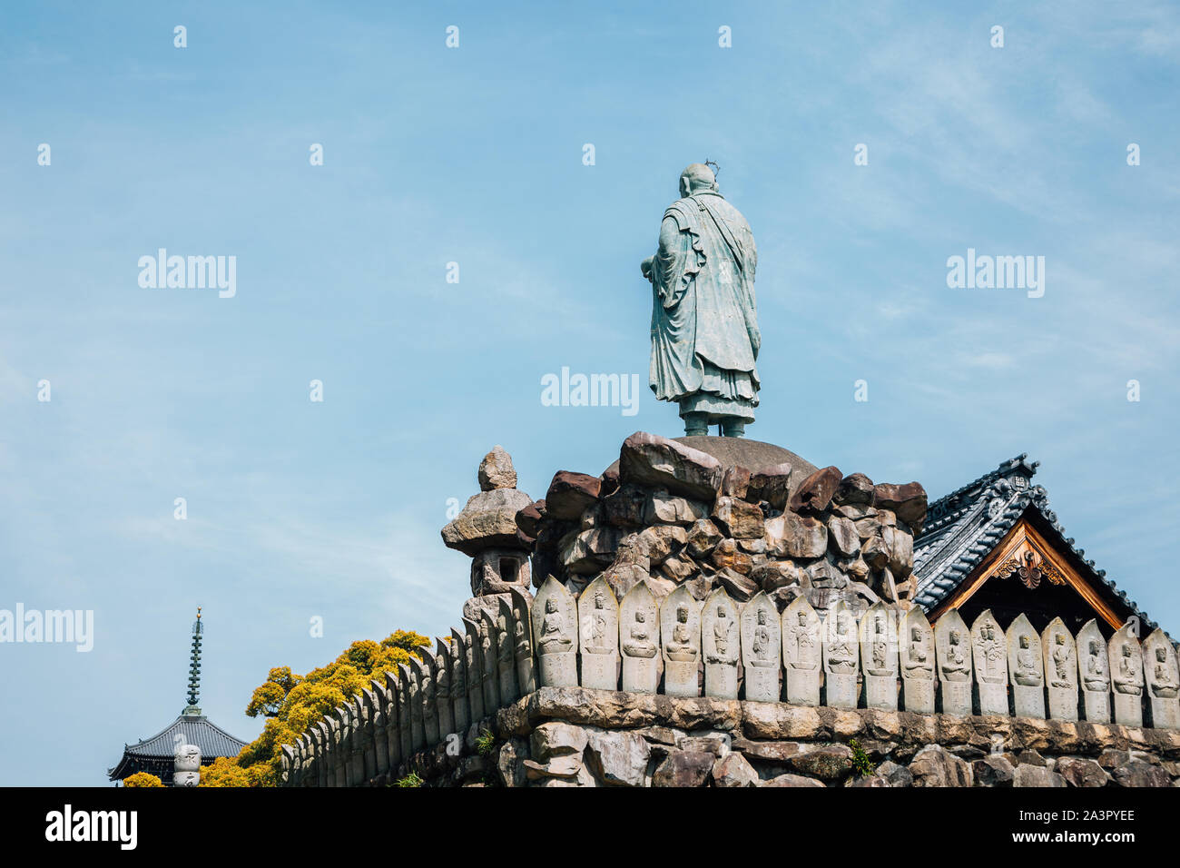 Statue de Bouddha à Zentsu-ji dans Kagawa, Japon Banque D'Images