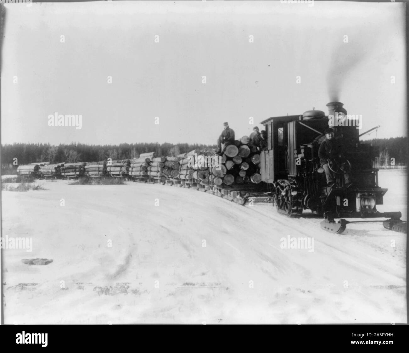 Transporteur à vapeur, Park Rapids, Minnesota Banque D'Images