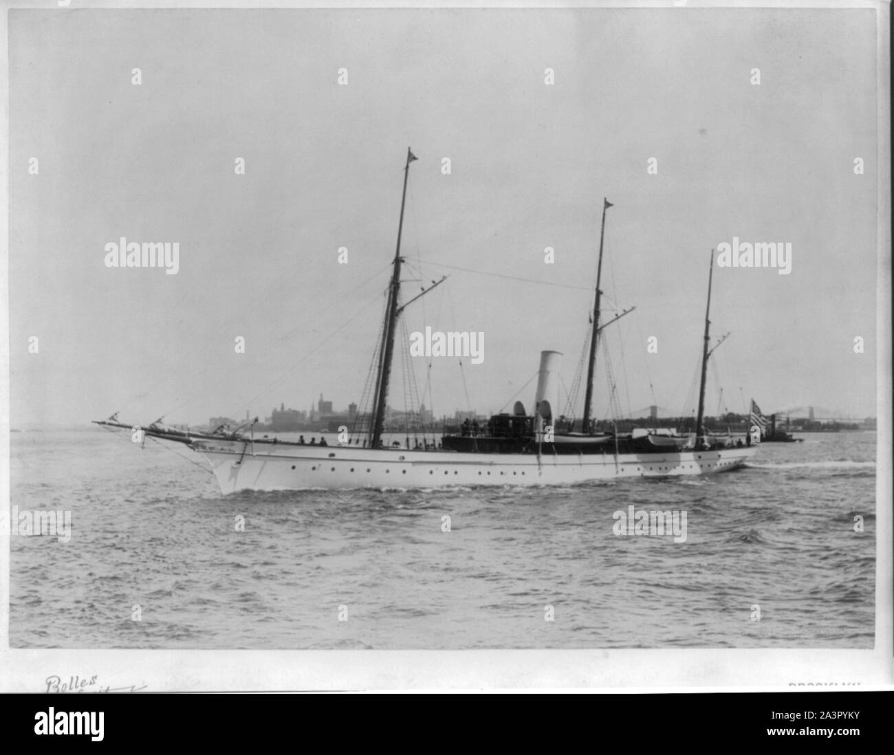 Bateaux à vapeur : ALATUNLA() - vue latérale avec noeud en premier plan à gauche Banque D'Images