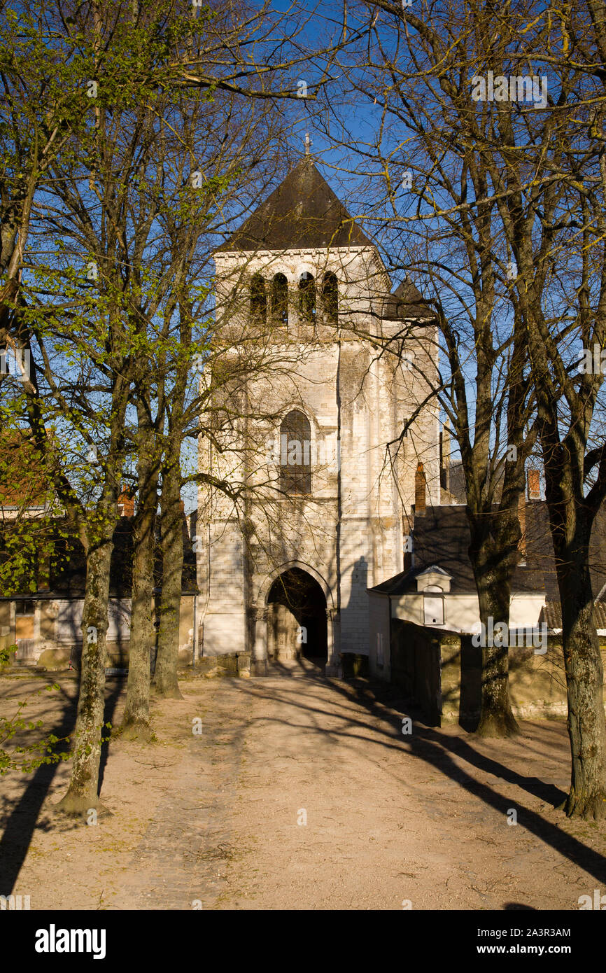 Église, Saint-Aignan sur Cher, France Banque D'Images
