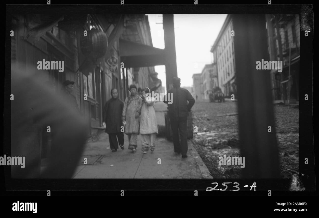 Scène de rue, Chinatown, San Francisco Banque D'Images