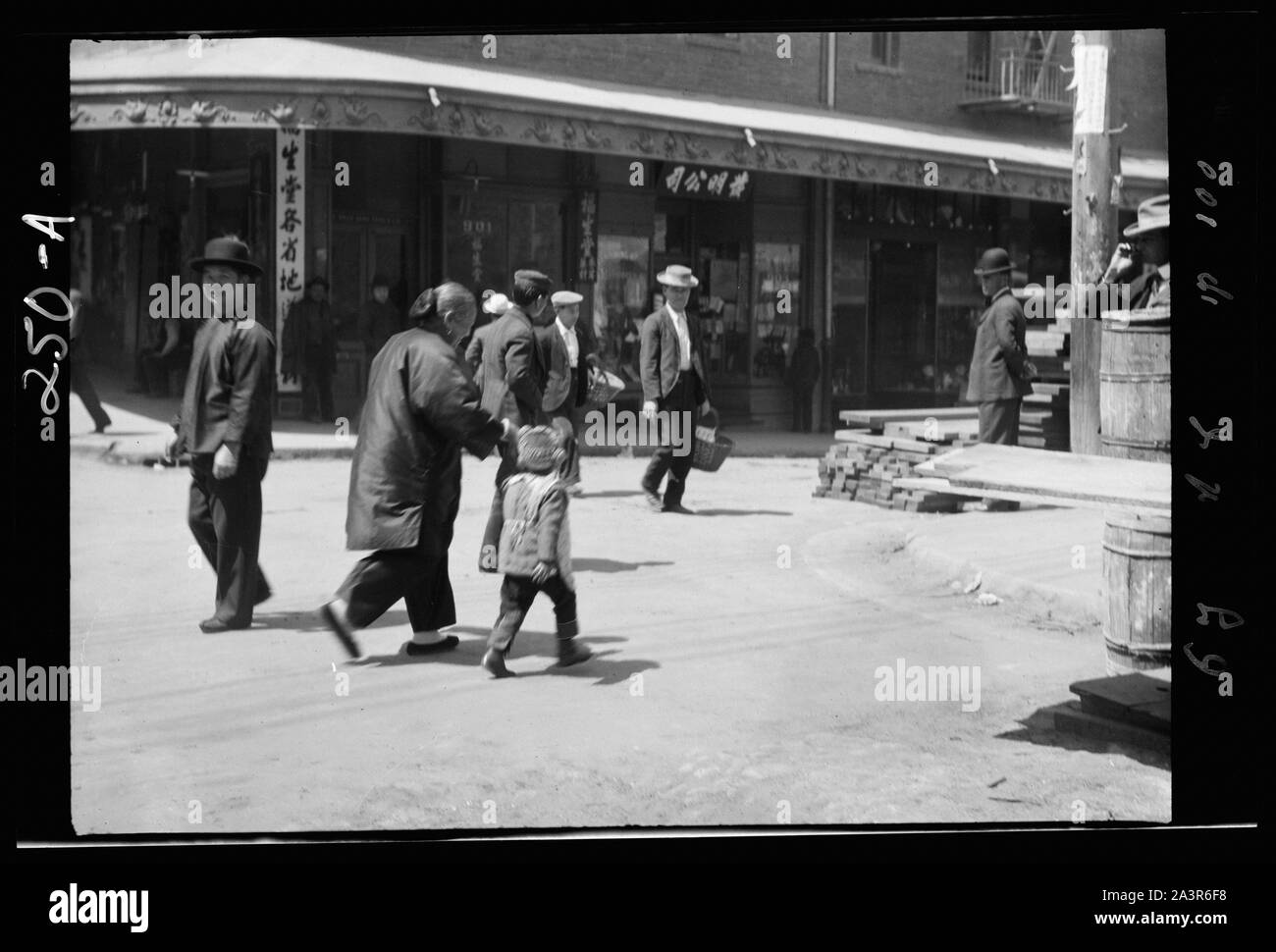 Scène de rue, Chinatown, San Francisco Banque D'Images
