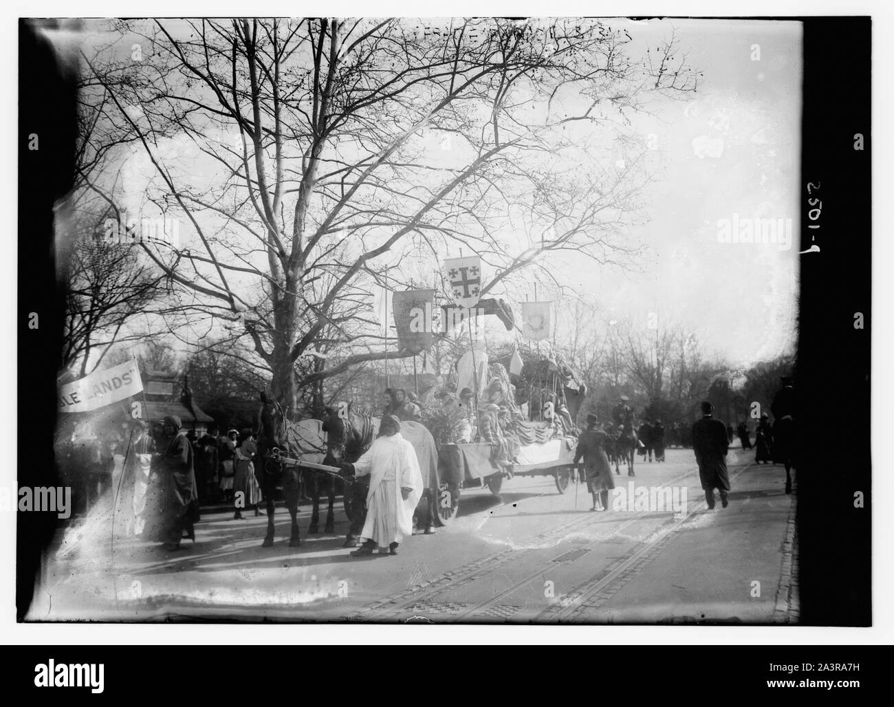 Défilé au suffrage des terres bibliques (float) Banque D'Images