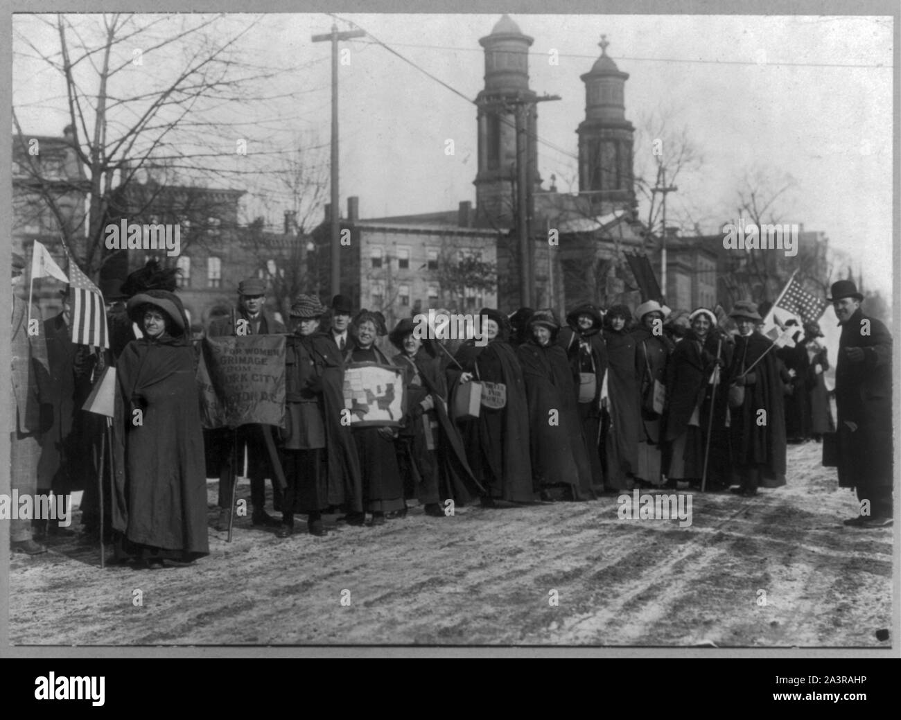 Les suffragettes - mars à Washington D.C. 1913. Banque D'Images