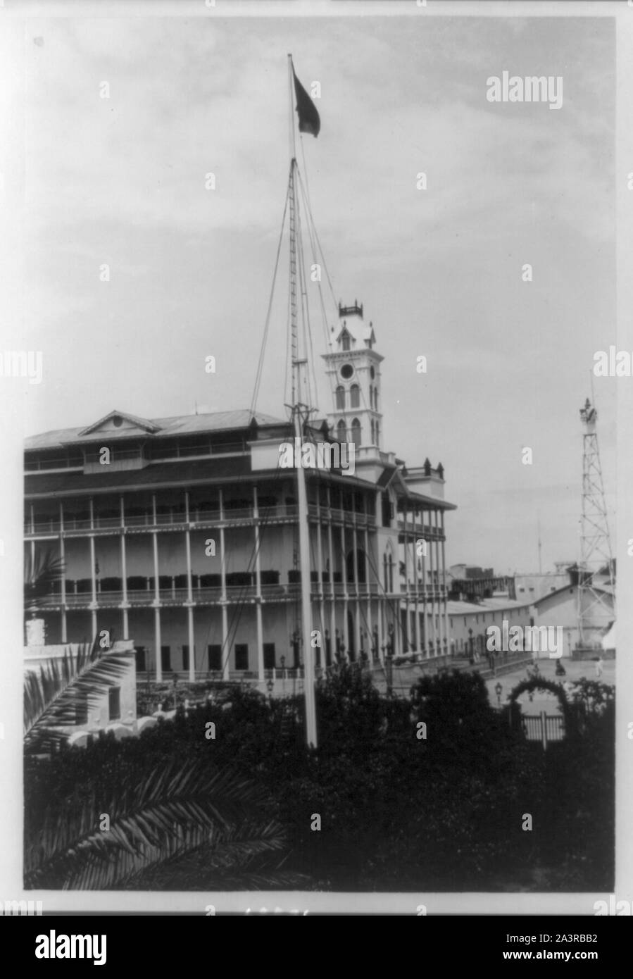 Palais du Sultan de Zanzibar, extérieur Banque D'Images