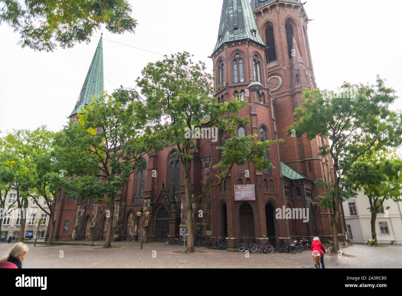 Oldenbourg, Basse-Saxe, Allemagne - le 9 octobre 2019 : l'église Saint Lamberti à Oldenburg Banque D'Images