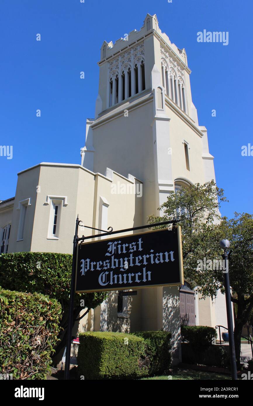 First Presbyterian Church, San Leandro, Californie Banque D'Images