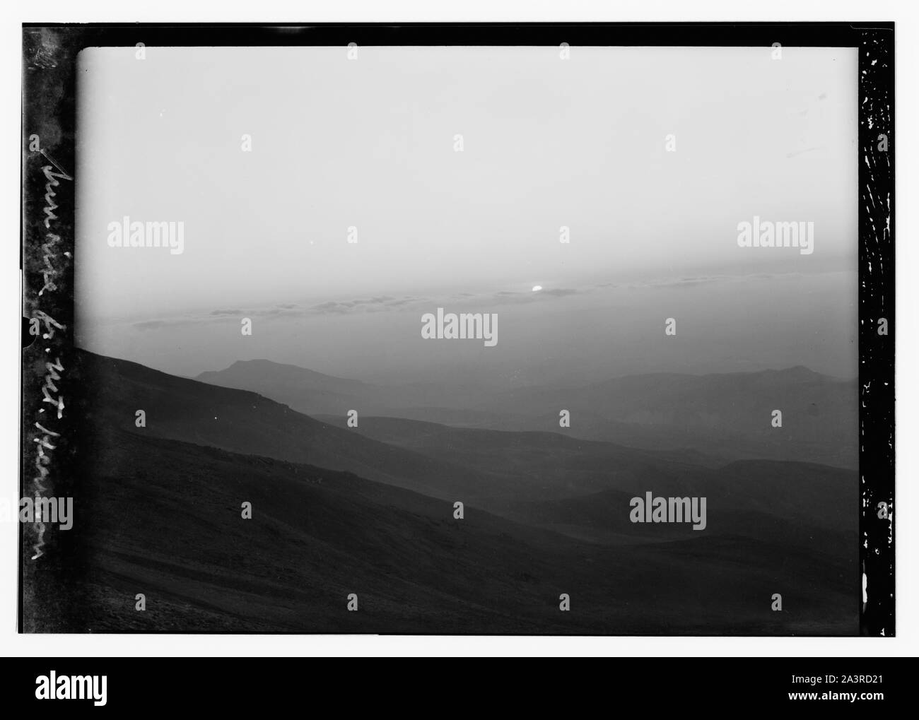 Sunrise de Mt. L'Hermon. Banque D'Images Sunrise de Mt. L'Hermon. Banque D'Images