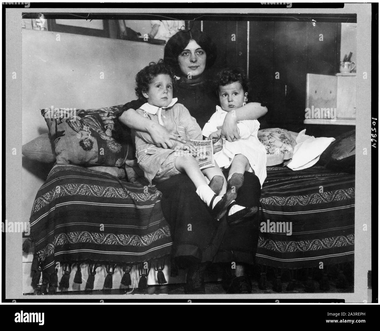 Les survivants de la catastrophe du Titanic Banque D'Images