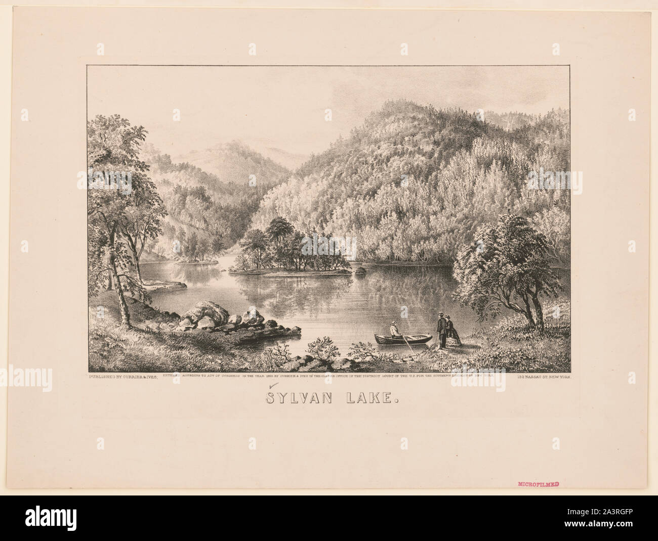 Sylvan Lake Banque D'Images