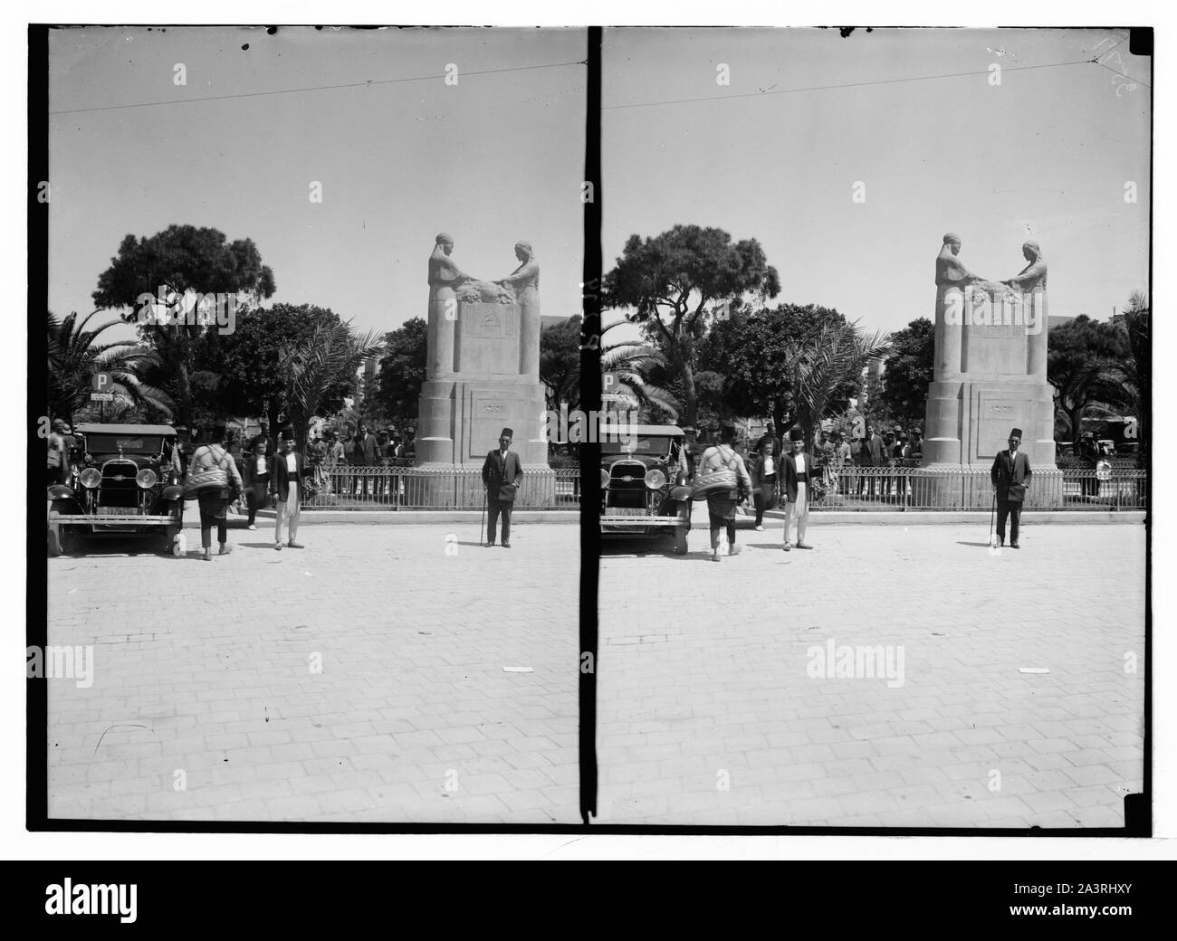 La Syrie. Beyrouth. Burj el. Le monument aux morts. (Le martyre de la République des notables). Banque D'Images