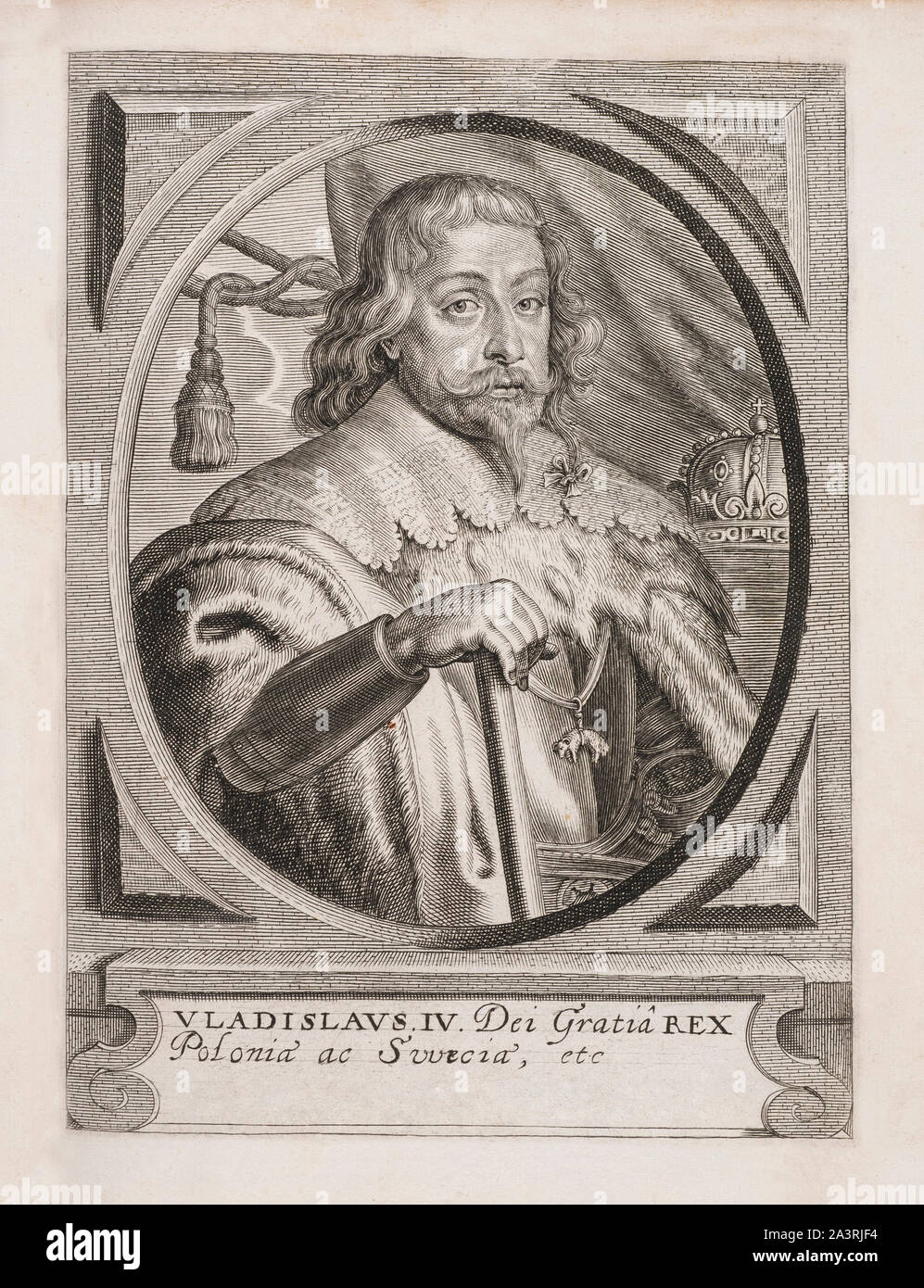 Wladyslaw IV Vasa Vasa ou Ladislas IV (1595 - 1648) fut roi de Pologne, de la maison de Vasa, qui gouverna de 1632 jusqu'à sa mort en 1648. Il a été le Banque D'Images