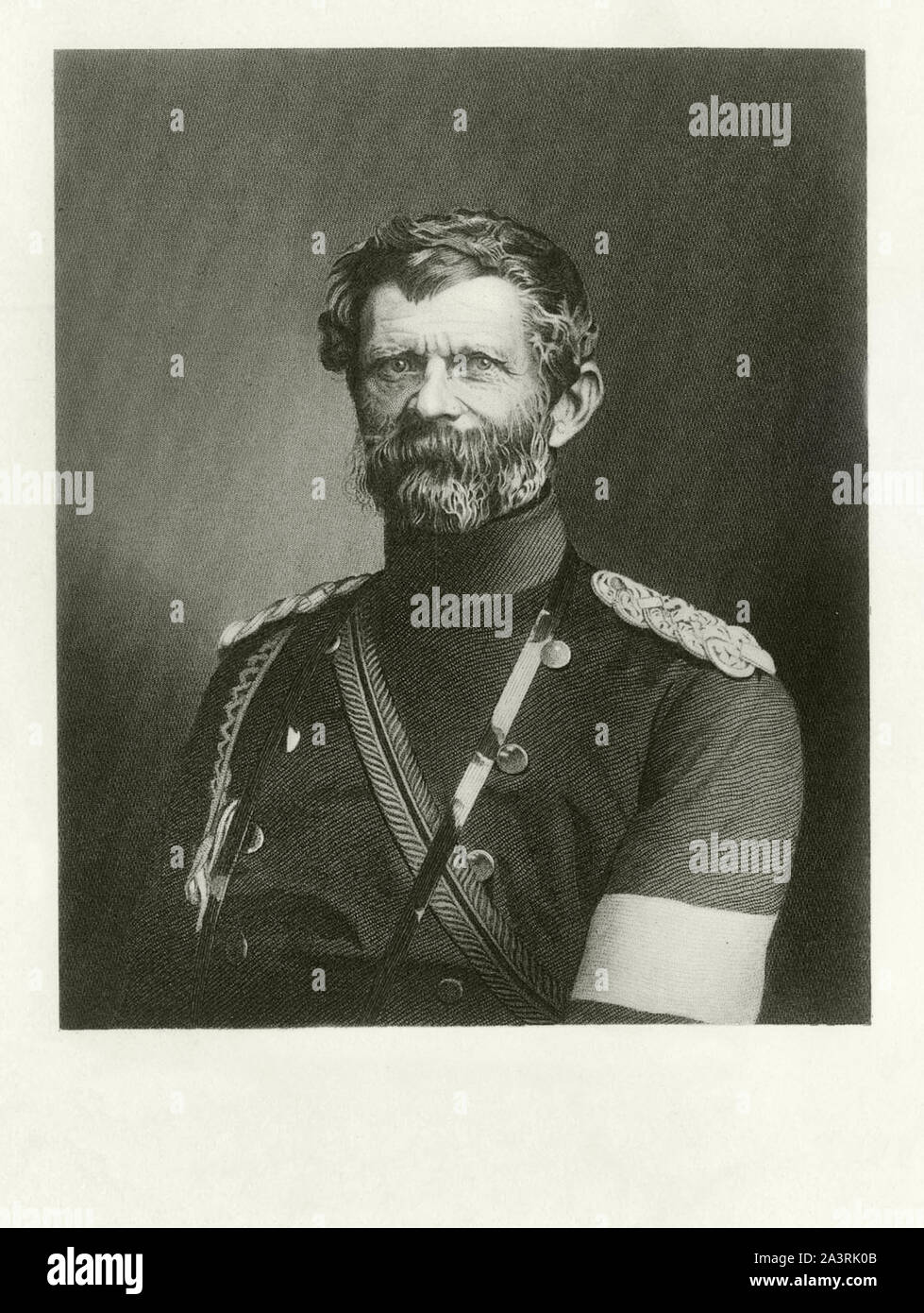 Edwin Rochus Karl Freiherr von Manteuffel (1809 - 1885) est un Generalfeldmarschall Prussien a noté pour ses victoires dans la guerre franco-prussienne. Banque D'Images