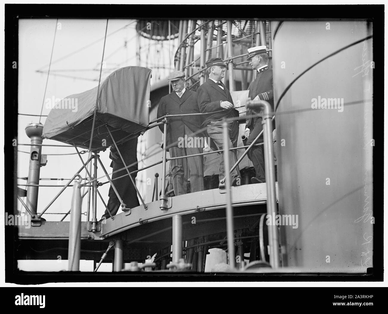 La cible. DANIELS, Josephus, SECRÉTAIRE DE LA MARINE, 1913-1921 M. Lindley, garnison, SECRÉTAIRE DE LA GUERRE, 1913-1916 Banque D'Images