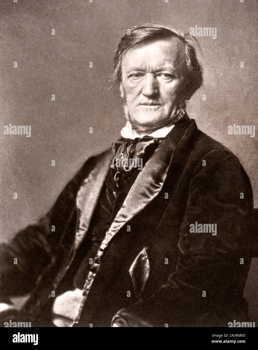 Wilhelm Richard Wagner (1813 - 1883) était un compositeur, directeur de théâtre, orchestre, et polémiste qui est principalement connu pour ses opéras Banque D'Images