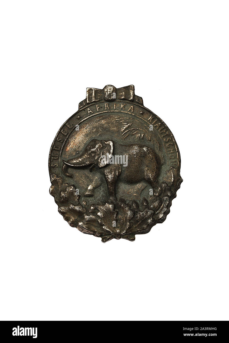Un honneur coloniale allemande 'Elephant' Badge. L'insigne honneur coloniale Allemande a également appelé l'Elephantenorden (ordre de l'éléphant). Décerné à Germ Banque D'Images